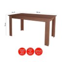 Ver imagem 4 de Conjunto de Mesa com 4 Cadeiras Rosie Madesa