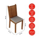 Ver imagem 5 de Conjunto de Mesa com 4 Cadeiras Rosie Madesa