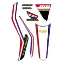 Ver imagem 1 de Kit Adesivo Faixa Protetor Cg Titan 160 Cinza e Listra Ano 2018 a 2021 Cobra Motoparts