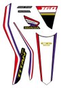 Ver imagem 1 de Kit Adesivo Faixa Protetor Cg Titan 160 Cinza e Listra Ano 2018 a 2021 Cobra Motoparts