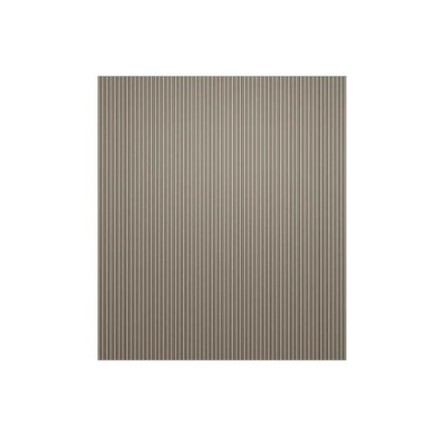 Painel Home P/ Tv até 85 Pol Modular 2.2 Ripado 219x250cm Gris Fosco - Linea Brasil
