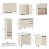 Armário Cozinha Completa 7 Peças 418cm Linea C/ Paneleiro Cor:mocca Laca - 4
