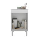 Ver imagem 4 de Armário Lavanderia 85cm 2 Portas Branco