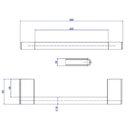 Ver imagem 2 de Porta Toalha De Rosto Deca You Black Matte