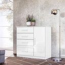 Ver imagem 1 de Cômoda Sapateira Infantil Ambiente Vênus Branco Flex - Moval
