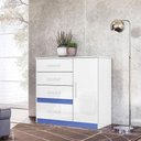 Ver imagem 3 de Cômoda Sapateira Infantil Ambiente Vênus Branco Flex - Moval