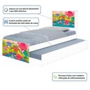 Ver imagem 3 de Bi Cama Juvenil Zap com Cabeceira Dinossauros Coloridos