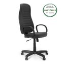 Ver imagem 3 de Cadeira Escritório Presidente Alta c/ Braço Corsa - Cor Preto - Martiflex - 32958