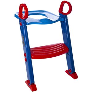 Redutor de Assento Vaso Sanitário Infantil com Escadinha Baby Style Patrulha Canina Chase Antiderrap