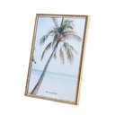 Ver imagem 4 de Porta-retrato de Aço Inox Spiral Dourado 15cm X 20cm