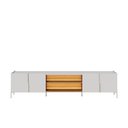 Ver imagem 6 de Rack Bancada Maggiore Off White Matte/freijó – Colibri Móveis