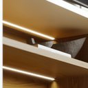 Ver imagem 5 de Rack Bancada Maggiore Off White Matte/freijó – Colibri Móveis