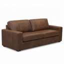 Ver imagem 6 de Sofá 3 Lugares Couro Caffè Nobre 205cm Legitimo Natural Premium Adel Dekorien