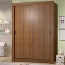 Ver imagem 1 de Guarda-roupa Infantil Madesa Theo 2 Portas de Correr 4 Gavetas - Rustic