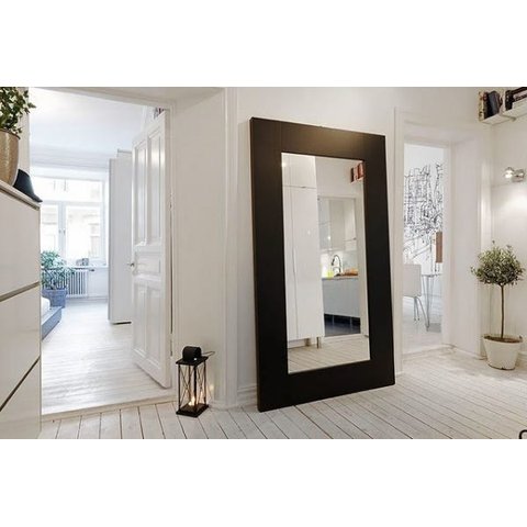 Espelho de Chão Gigante Moldura Preto