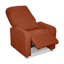 Ver imagem 1 de Poltrona do Papai Reclinável Confortável Suede Terracota
