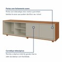 Ver mais imagens de Rack para TV até 75 Polegadas 100% MDF 180cm Delux