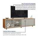 Ver imagem 6 de Rack para TV até 75 Polegadas 100% MDF 180cm Delux