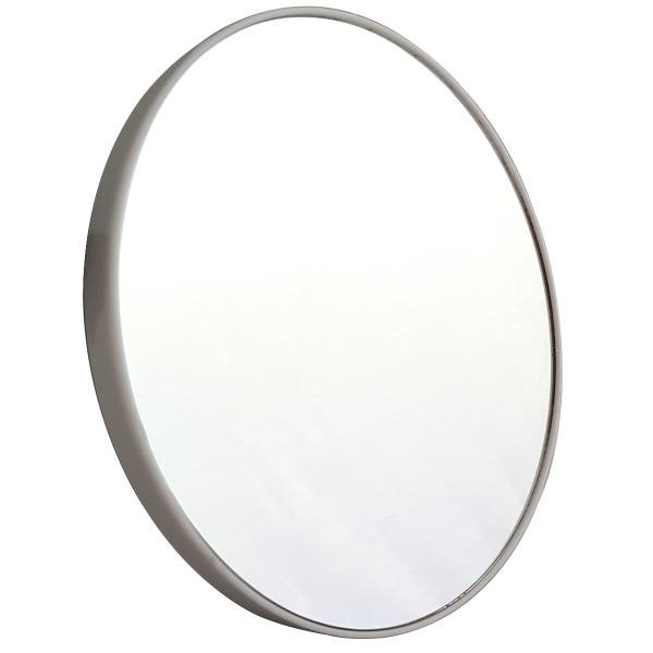 Espelho 5x Aumento Para Maquiagem Barbear Pinçar Com Ventosa