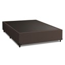 Ver imagem 1 de Cama Box Casal 1,38m Com 38cm De Altura Suede Prince Marrom