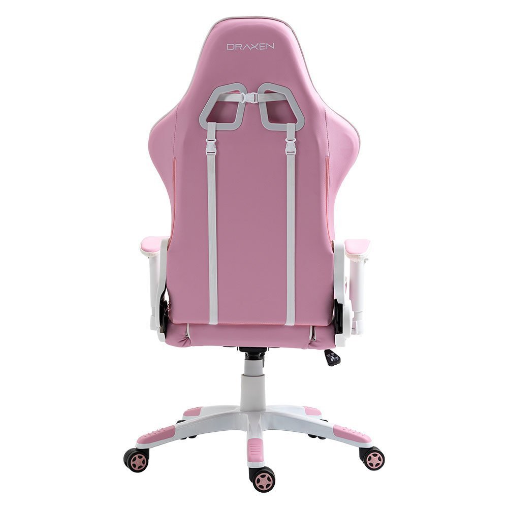 Cadeira Gamer Dn3 Giratoria Branco e Rosa - Draxen - 5