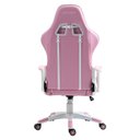 Ver imagem 5 de Cadeira Gamer Dn3 Giratoria Branco e Rosa - Draxen