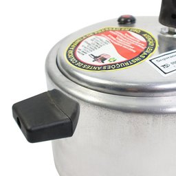 Panela de Pressão Alumínio Roque 2,5 Litros - 4 Panela de Pressão Alumínio Roque 2,5 Litros - 4