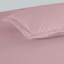 Kit Colcha Queen 3 Peças Cobreleito Bouti Habitat Flora 240x260cm Rosa Claro - 2