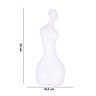 Escultura Decorativa em Cerâmica Corpo Humano Branco 25 Cm F04 - D'rossi Drossi - 4