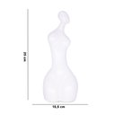 Ver imagem 4 de Escultura Decorativa em Cerâmica Corpo Humano Branco 25 Cm F04 - D’Rossi