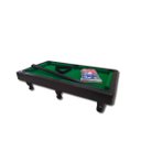 Ver imagem 1 de Mini Mesinha de Bilhar Infantil de 30x17 Sinuca com 11 Bolas 1 Tripé 2 Tacos - Luxury Billards - Peq