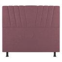 Ver imagem 7 de Cabeceira Cama Box Solteiro Dublin 100cm Suede Rosê - Desk Design