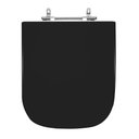 Ver imagem 1 de Assento Sanitário Poliéster para Louça Elite (celite) Aço (reb. Oculto) Preto