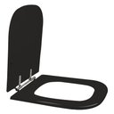 Ver imagem 2 de Assento Sanitário Poliéster para Louça Elite (celite) Aço (reb. Oculto) Preto