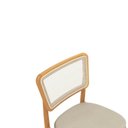 Ver imagem 3 de Cadeira Stela com Tela Sala de Jantar Premium Bege/Areia