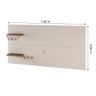 Painel Para Tv De Até 55 Silver Viero Off White / Imbuia - 3