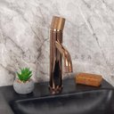 Ver imagem 3 de Torneira Para Banheiro Misturador Monocomando Baixa Jagui Pingoo.casa - Dourado Rose