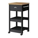 Ver imagem 1 de Aparador Carrinho Café 1 Gaveta 45 Cm Ba130 Preto Dtall