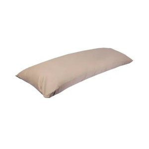 Fronha para Travesseiro de Corpo Xuxão 100% Algodão 1,45m X 45cm Bege