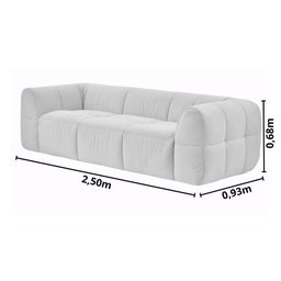 Sofá 3 Lugares King Size - GOD002 Home   / Sofá 3 Lugares King Size - GOD002 - 4