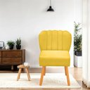 Ver imagem 2 de Cadeira Pétala para Sala de Jantar Confortável e Reforçada Suede