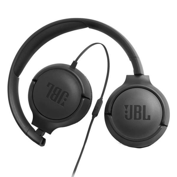 Headphone Jbl Tune 500, com Microfone - Preto - 1