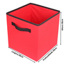 Caixa Organizadora de 28x30x28 Colorida com Alça Cor:vermelha - 4