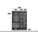 Ver imagem 4 de Guarda Roupa Closet Modulado Casal 4PTS 3g Rizon Neve N. Horizonte