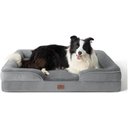 Ver imagem 1 de Bedsure Cama Ortopédica Grande para Cães Grandes Cinza