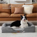Ver imagem 5 de Bedsure Cama Ortopédica Grande para Cães Grandes Cinza