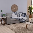 Ver imagem 2 de Kit Xale para Sofá com Franja Grécia 5 Peças 1,35m X 1,35m 60% Algodão - 40% Poliéster Tecido