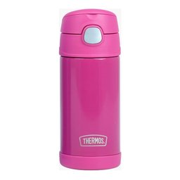 Garrafa Garrafinha Térmica Infantil Thermos Orlando Rosa - 5