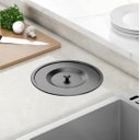 Ver imagem 1 de Lixeira de Embutir Acabamento Preto Aço Inox 304
