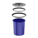 Ver imagem 4 de Lixeira de Embutir Acabamento Preto Aço Inox 304